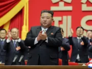 Korea Północna zachwala postęp nuklearny, gdy Kim ponownie został wybrany na przywódcę partii rządzącej