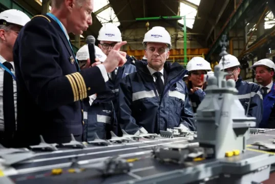 „Wolna Francja”: Macron ujawnia nazwę największego okrętu wojennego Europy – Świat