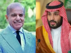 Premier Shehbaz z zadowoleniem przyjmuje „powściągliwość” Arabii Saudyjskiej i podkreśla pilną potrzebę deeskalacji toczącej się wojny z Iranem