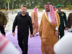 Zełenski podczas niespodziewanej wizyty podpisze umowę o bezpieczeństwie lotniczym z Arabią Saudyjską, mówi źródło